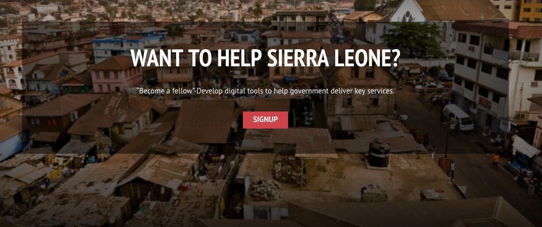 [CLOSED] Innovation Fellowship: Code for Sierra Leone – Remote or Sierra Leone